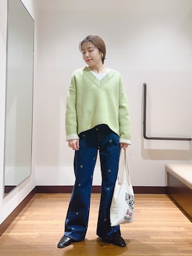 fujimonさん（レディース・159cm）の冬コーディネート