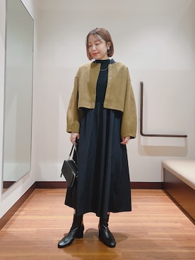 「SENSE OF PLACE by URBAN RESEARCH（センスオブプレイスバイアーバンリサーチ）のアイテム」を使った、fujimonさん（レディース・159cm）の秋コーディネート