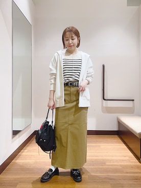「ITEMS URBANRESEARCH（アイテムズ アーバンリサーチ）のアイテム」を使った、fujimonさん（レディース・159cm）の春コーディネート