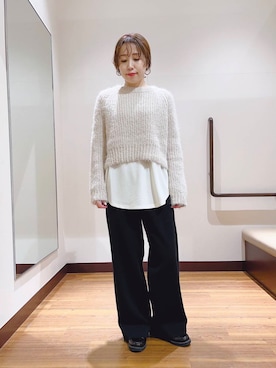 fujimonさん（レディース・159cm）の冬コーディネート