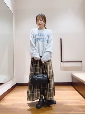 fujimonさん（レディース・159cm）の秋コーディネート