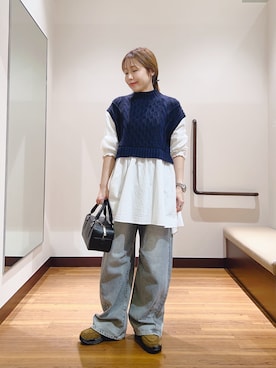 fujimonさん（レディース・159cm）の秋コーディネート