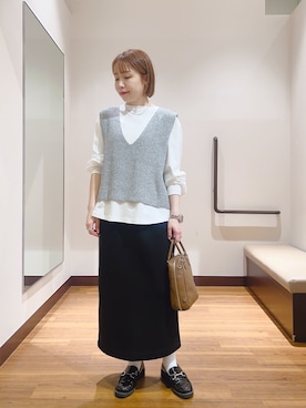 fujimonさん（レディース・159cm）の春コーディネート