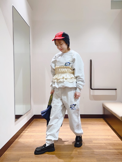LOTTO（ロット） ワイドパンツ パンツ LOTTO WINDMILL LOGO PANTS