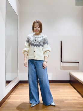 fujimonさん（レディース・159cm）の冬コーディネート