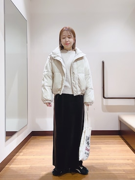 「アイテム（スカート）」を使った、fujimonさん（レディース・159cm・30代）の秋コーディネート