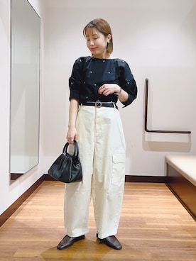 「ITEMS URBANRESEARCH（アイテムズ アーバンリサーチ）のアイテム」を使った、fujimonさん（レディース・159cm）の春コーディネート