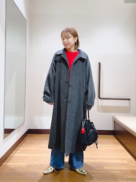 「アイテム（その他アウター）」を使った、fujimonさん（レディース・159cm・30代）の秋コーディネート