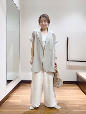 fujimonさん（レディース・159cm）の夏コーディネート