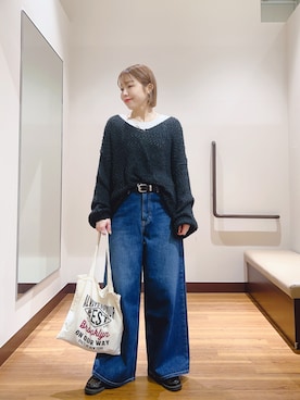 fujimonさん（レディース・159cm）の春コーディネート