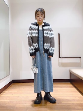 fujimonさん（レディース・159cm）の秋コーディネート