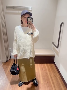 「ITEMS URBANRESEARCH（アイテムズ アーバンリサーチ）のアイテム」を使った、fujimonさん（レディース・159cm）の冬コーディネート