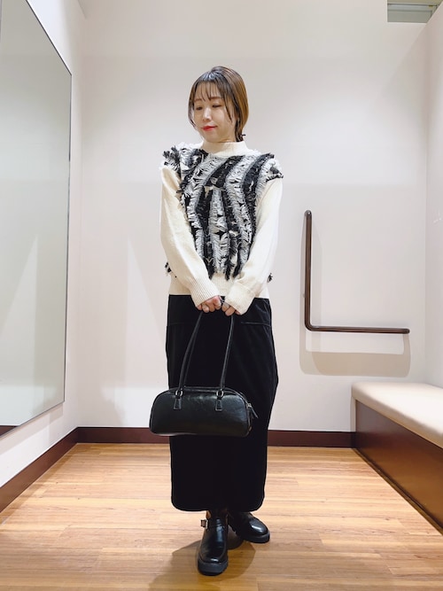 URBAN RESEARCH ITEMS / アーバンリサーチ アイテムズ フリンジプチハイニット URBAN RESEARCH ITEMS / アーバンリサーチ アイテムズ フリンジ