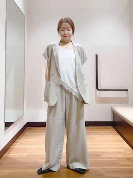 fujimonさん（レディース・159cm）の夏コーディネート