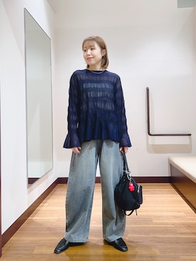 fujimonさん（レディース・159cm）の冬コーディネート