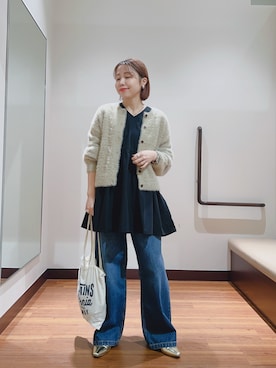 「アイテム（その他シューズ）」を使った、fujimonさん（レディース・159cm）の秋コーディネート