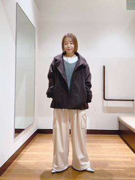 fujimonさん（レディース・159cm）の冬コーディネート