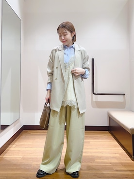 fujimonさん（レディース・159cm）の春コーディネート