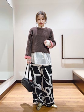 fujimonさん（レディース・159cm）の冬コーディネート