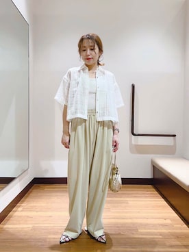 fujimonさん（レディース・159cm）の夏コーディネート