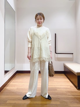 fujimonさん（レディース・159cm）の春コーディネート