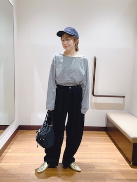 fujimonさん（骨格ナチュラル・レディース・159cm）の秋コーディネート