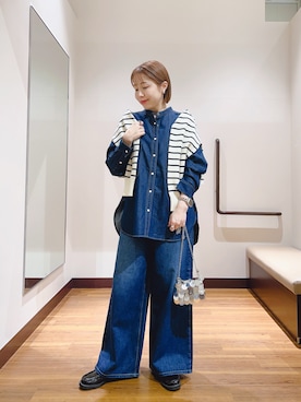 fujimonさん（レディース・159cm）の春コーディネート