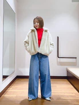 fujimonさん（レディース・159cm）の冬コーディネート