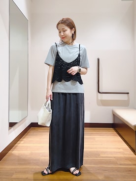 fujimonさん（レディース・159cm）の春コーディネート
