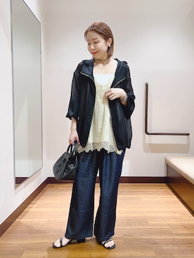 「ITEMS URBANRESEARCH（アイテムズ アーバンリサーチ）のアイテム」を使った、fujimonさん（レディース・159cm）の春コーディネート