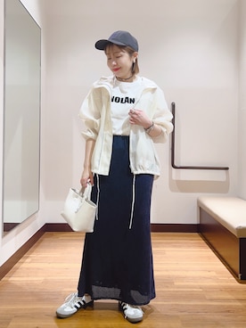 「ITEMS URBANRESEARCH（アイテムズ アーバンリサーチ）のアイテム」を使った、fujimonさん（レディース・159cm）の春コーディネート