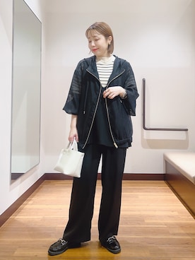 「ITEMS URBANRESEARCH（アイテムズ アーバンリサーチ）のアイテム」を使った、fujimonさん（レディース・159cm）の春コーディネート