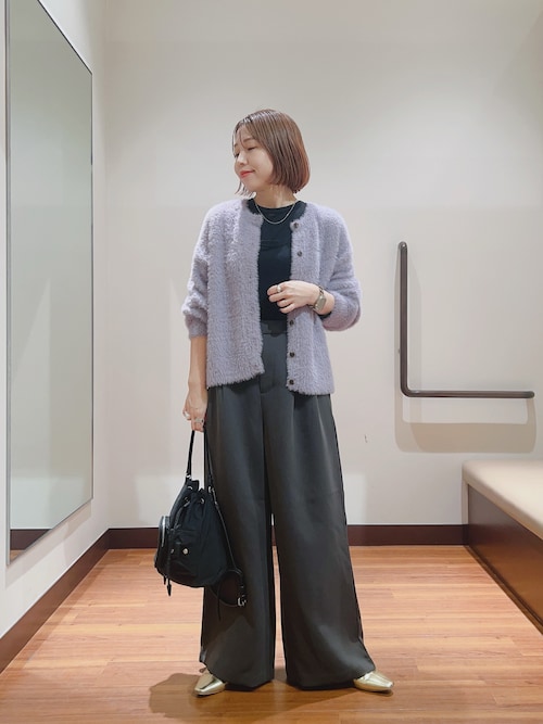 アーバンリサーチ フェザー ニット カーデ 春 ITEMS URBANRESEARCH（アイテムズ アーバンリサーチ） カーディガン
