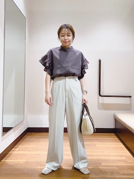 fujimonさん（骨格ナチュラル・レディース・159cm・30代）の夏コーディネート