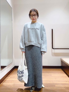 fujimonさん（レディース・159cm）の冬コーディネート