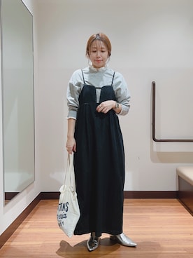 「アイテム（ワンピース/ドレス）」を使った、fujimonさん（レディース・159cm・30代）の秋コーディネート