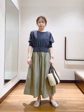 fujimonさん（骨格ナチュラル・レディース・159cm・30代）の夏コーディネート