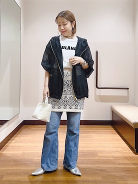「ITEMS URBANRESEARCH（アイテムズ アーバンリサーチ）のアイテム」を使った、fujimonさん（レディース・159cm）の春コーディネート