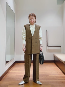 fujimonさん（レディース・159cm）の春コーディネート