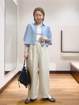 fujimonさん（レディース・159cm）の春コーディネート
