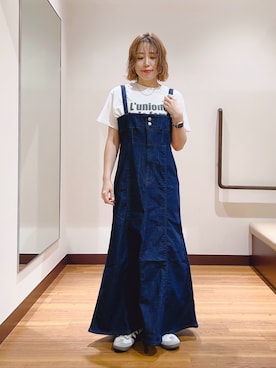 「アイテム（ワンピース/ドレス）」を使った、fujimonさん（レディース・159cm・30代）の夏コーディネート