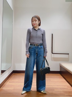 「アイテム（その他シューズ）」を使った、fujimonさん（レディース・159cm）の秋コーディネート