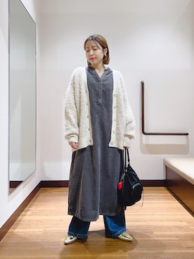 「アイテム（ハンドバッグ）」を使った、fujimonさん（レディース・159cm・30代）の秋コーディネート