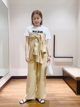 「ITEMS URBANRESEARCH（アイテムズ アーバンリサーチ）のアイテム」を使った、fujimonさん（レディース・159cm）の春コーディネート