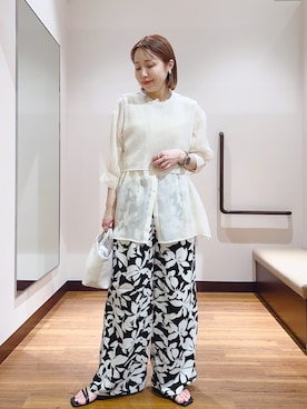 fujimonさん（レディース・159cm）の春コーディネート