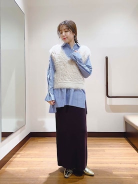 fujimonさん（レディース・159cm）の冬コーディネート