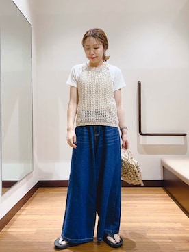 fujimonさん（レディース・159cm）の夏コーディネート