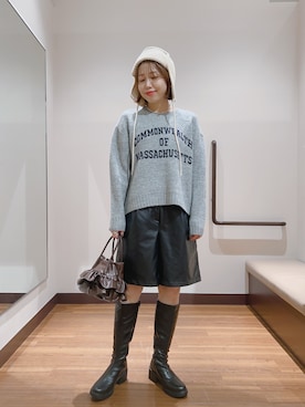 「アイテム（その他シューズ）」を使った、fujimonさん（レディース・159cm・30代）の秋コーディネート