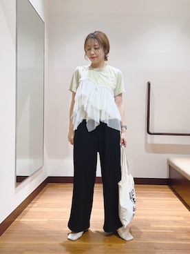 fujimonさん（レディース・159cm）の夏コーディネート