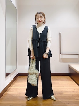 fujimonさん（レディース・159cm）の秋コーディネート